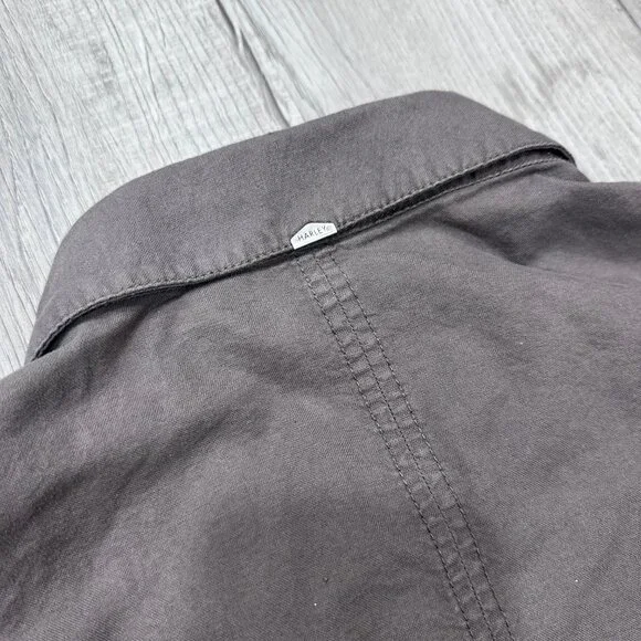 Harley Davidson Shirt Mens Large Short Sleeve Gray HDMC Button Down Biker - Picture 10 of 11